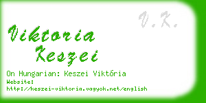 viktoria keszei business card